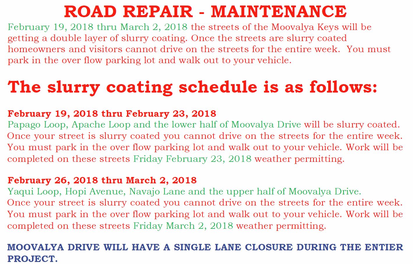 Lake Moovalya Keys HOA